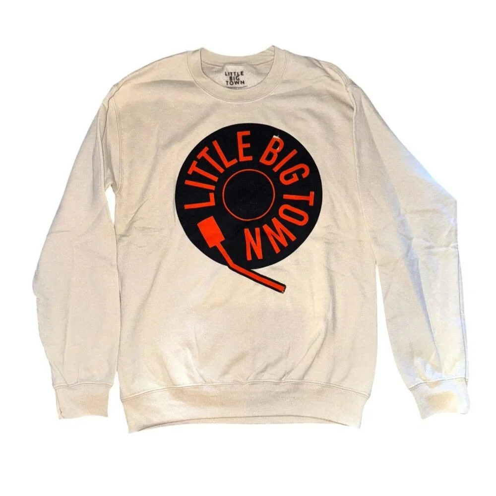 Little Big Town Canada Tour Cream Sweatshirt Medium - Picture 3 of 9